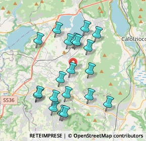 Mappa Via Castello, 23843 Dolzago LC, Italia (3.6965)