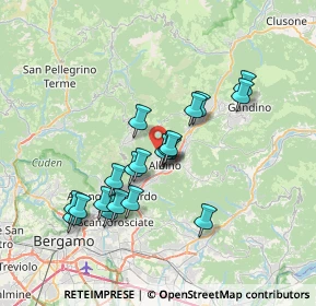 Mappa Via Cedrello, 24021 Albino BG, Italia (6.2925)