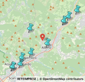 Mappa Via Cedrello, 24021 Albino BG, Italia (5.33182)
