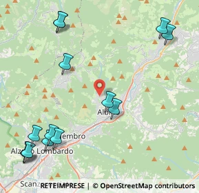 Mappa Via Cedrello, 24021 Albino BG, Italia (5.59571)