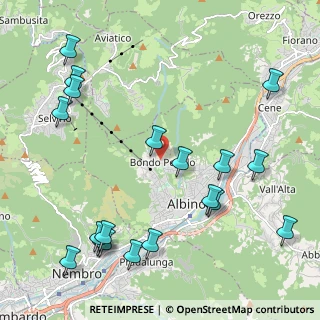 Mappa Via Cedrello, 24021 Albino BG, Italia (2.65789)