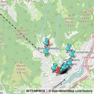 Mappa Via Cedrello, 24021 Albino BG, Italia (1.221)