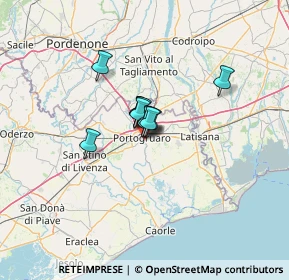 Mappa Via Veneto, 30026 Portogruaro VE, Italia (5.69182)