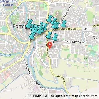 Mappa Via Veneto, 30026 Portogruaro VE, Italia (0.435)