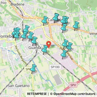 Mappa Via Castagnole, 31044 Montebelluna TV, Italia (1.11)