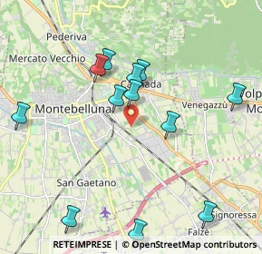 Mappa Via Castagnole, 31044 Montebelluna TV, Italia (2.09333)