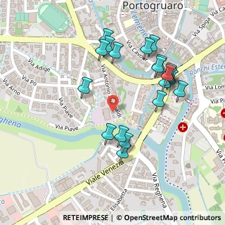 Mappa Via Antonio Zambaldi, 30026 Portogruaro VE, Italia (0.2485)
