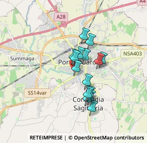 Mappa Via Antonio Zambaldi, 30026 Portogruaro VE, Italia (1.226)