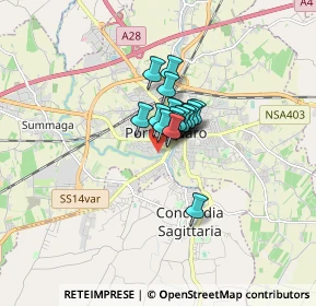 Mappa Via Antonio Zambaldi, 30026 Portogruaro VE, Italia (0.74444)