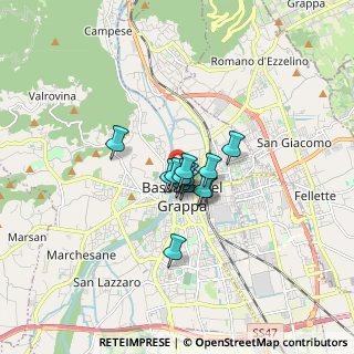 Mappa Via Margnan, 36061 Bassano del Grappa VI, Italia (0.83538)