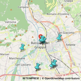 Mappa Via Santa Caterina, 36061 Bassano del Grappa VI, Italia (2.00545)