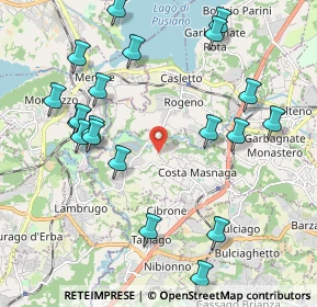 Mappa Via S. Luigi, 23845 Costa Masnaga LC, Italia (2.313)