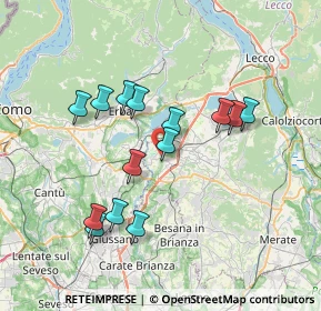 Mappa Via S. Luigi, 23845 Costa Masnaga LC, Italia (6.57214)