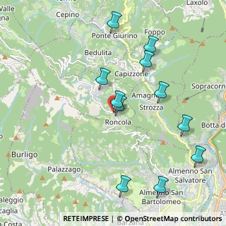 Mappa Via Portola, 24030 Roncola BG, Italia (2.13273)