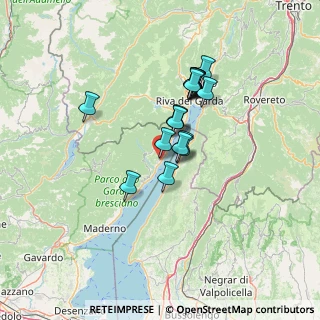 Mappa Tremosine, 25010 Tremosine sul Garda BS, Italia (10.5185)