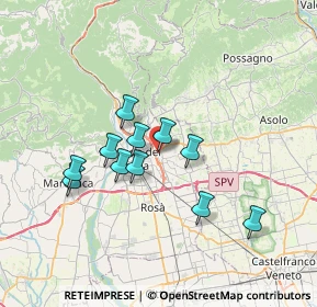 Mappa Via Bari, 36060 Romano D'ezzelino VI, Italia (5.81)