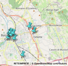 Mappa Via Bari, 36060 Romano D'ezzelino VI, Italia (2.48154)