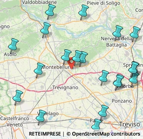 Mappa Via Ponte di Legno, 31044 Montebelluna TV, Italia (10.347)