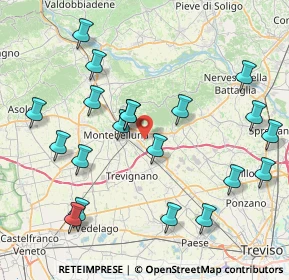 Mappa Via Ponte di Legno, 31044 Montebelluna TV, Italia (8.911)
