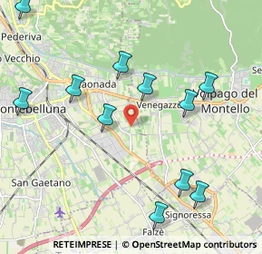 Mappa Via Ponte di Legno, 31044 Montebelluna TV, Italia (2.31273)