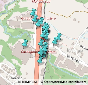 Mappa Strada Statale 36 del Lago di Como e dello Spluga, 23846 Garbagnate Monastero LC, Italia (0.14444)