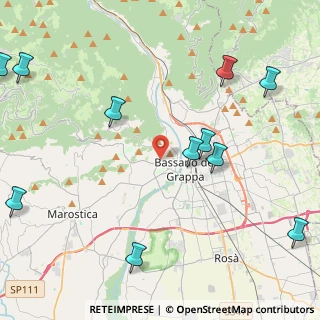 Mappa Via Enego, 36061 Bassano del Grappa VI, Italia (5.70455)