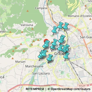 Mappa Via Enego, 36061 Bassano del Grappa VI, Italia (1.36611)