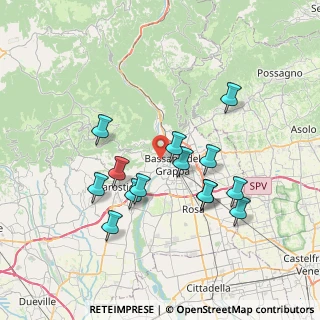 Mappa Via Enego, 36061 Bassano del Grappa VI, Italia (6.80071)