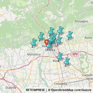 Mappa Via Enego, 36061 Bassano del Grappa VI, Italia (4.58667)