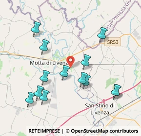 Mappa Via Muggia, 31045 Motta di Livenza TV, Italia (4.10615)