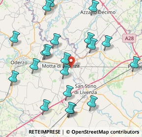Mappa Via Muggia, 31045 Motta di Livenza TV, Italia (9.015)