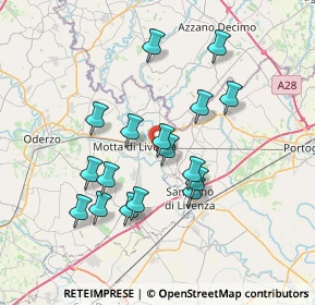 Mappa Via Muggia, 31045 Motta di Livenza TV, Italia (6.48471)