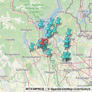 Mappa Via Guglielmo Marconi, 21020 Angera VA, Italia (11.4365)