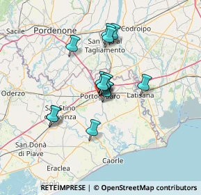 Mappa Via S. Agnese Borgo, 30026 Portogruaro VE, Italia (9.39571)