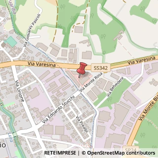 Mappa Via Monte Rosa, 2, 22079 Villa Guardia, Como (Lombardia)