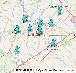 Mappa Viale XXV Aprile, 31045 Motta di Livenza TV, Italia (6.22692)