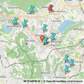 Mappa Via Martesana, 22040 Alzate Brianza CO, Italia (2.31182)