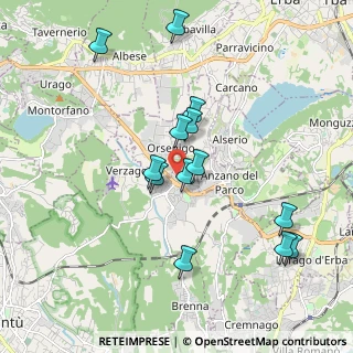 Mappa Via Martesana, 22040 Alzate Brianza CO, Italia (1.82077)