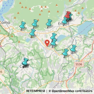Mappa Via Martesana, 22040 Alzate Brianza CO, Italia (4.485)