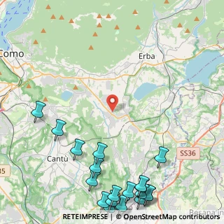 Mappa Via Martesana, 22040 Alzate Brianza CO, Italia (6.755)