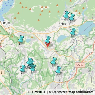 Mappa Via Martesana, 22040 Alzate Brianza CO, Italia (4.83455)