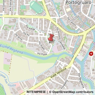 Mappa Via Livenza, 10, 30010 Portogruaro, Venezia (Veneto)
