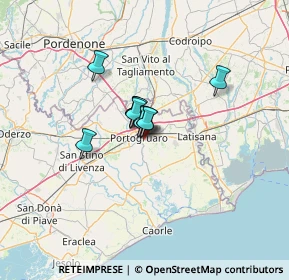 Mappa Via Mario Lovisa, 30026 Portogruaro VE, Italia (6.14273)