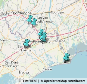 Mappa Via Mario Lovisa, 30026 Portogruaro VE, Italia (11.92833)