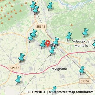 Mappa Via S. Caterina da Siena, 31044 Montebelluna TV, Italia (5.42)