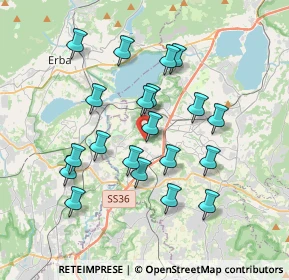 Mappa Via Bevera, 23845 Costa Masnaga LC, Italia (3.388)