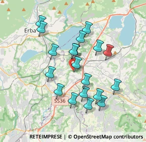 Mappa Via Bevera, 23845 Costa Masnaga LC, Italia (3.34895)