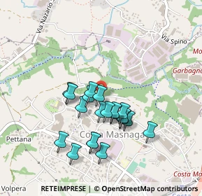 Mappa Via Bevera, 23845 Costa Masnaga LC, Italia (0.3755)