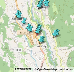 Mappa Ss 27 Km 5+048, 11010 Gignod AO, Italia (0.8845)