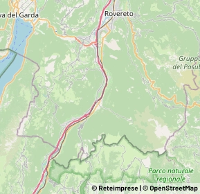 Mappa 38061 Ala TN, Italia (11.49375)